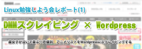 DMMスクレイピング × WordPress