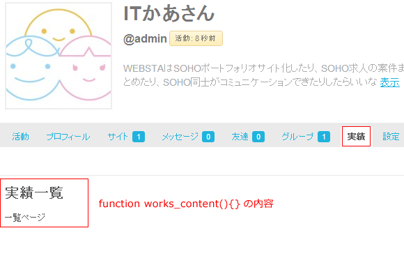 やっとページとして表示される